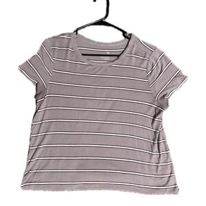 Kohls SO Purple Striped T Shirt